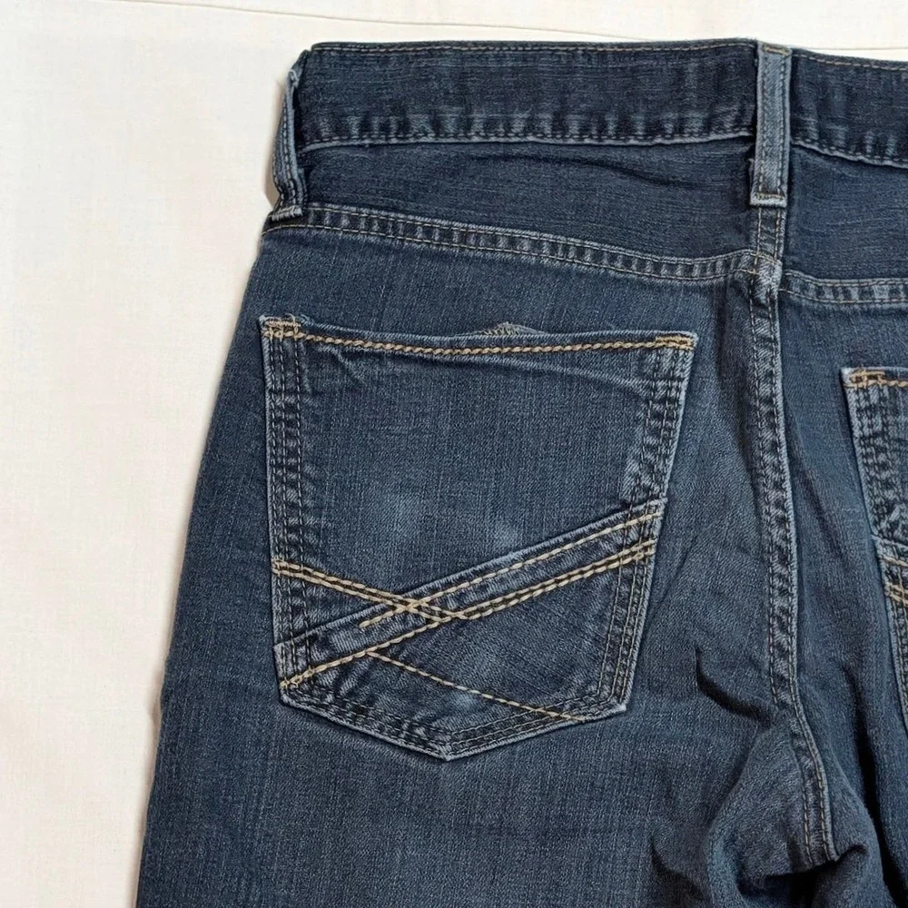 BKE Asher Slim Straight Jeans Mens 30R Dark Wash Denim